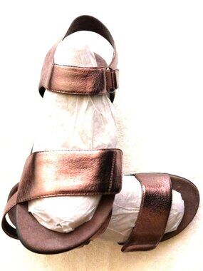 Vionic NEW Marsala WIDE-width arch support metallic bronze sandals US9.5=EU40